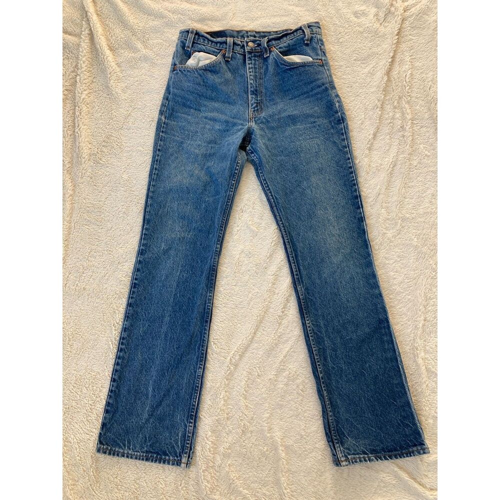 Orange Tab USA Made Vintage Levi's 517 Bootcut Beautiful Marble Fade 30x30.5